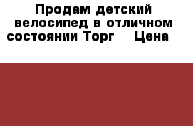 Продам детский велосипед в отличном состоянии.Торг. › Цена ­ 3 000 - Челябинская обл., Коркино г. Спортивные и туристические товары » Другое   